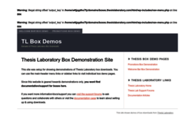 Boxes.thesislaboratory.com