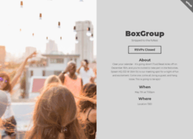 Boxgroup.splashthat.com