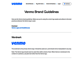 Brand.venmo.com