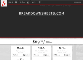 breakdownsheets.com