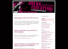 breakisolation.blogsport.de