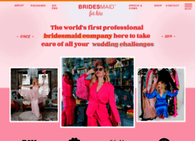 Bridesmaidforhire.com