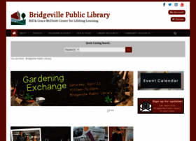 Bridgevillelibrary.org