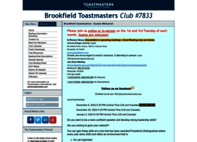 Brookfieldtm.toastmastersclubs.org