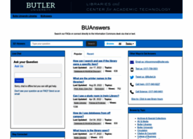 Buanswers.butler.edu