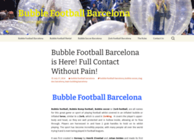 Bubblefootballbarcelona.org