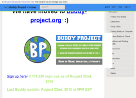 Buddy-project.wikispaces.com