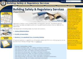 Buildingsafety.chathamcounty.org