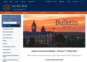 Bulletin.auburn.edu