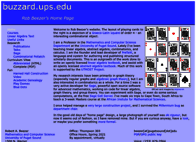Buzzard.ups.edu