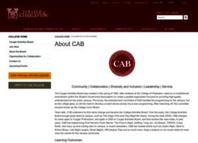 cab.cofc.edu