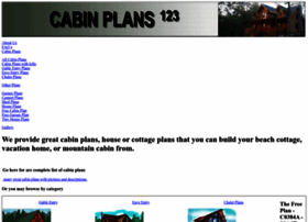 cabinplans123.com
