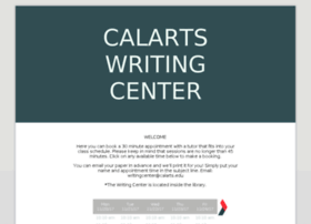 Calartswritingcenter.youcanbook.me