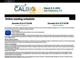 Calbio2015.meeting-mojo.com