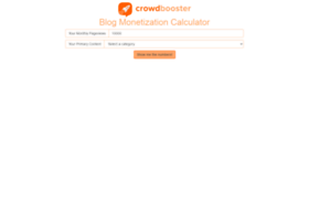 Calculator.crowdbooster.com