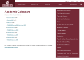 Calendar.bellarmine.edu