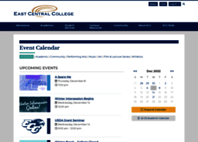 Calendar.eastcentral.edu