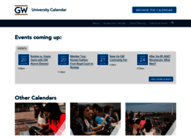 Calendar.gwu.edu
