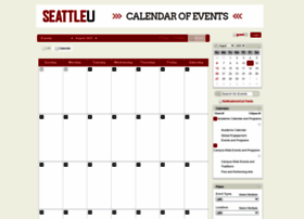 Calendar.seattleu.edu