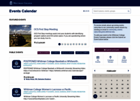 Calendar.whitman.edu