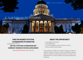 Californiapetitions.com
