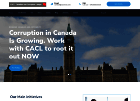 Canadiananticorruptionleague.org