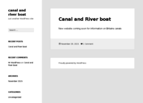 canalandriverboat.co.uk