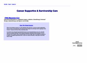 cancersupportivecare.com
