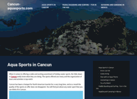 Cancun-aquasports.com