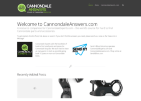 Cannondaleanswers.com
