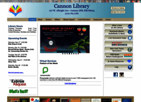 Cannonlibrary.org