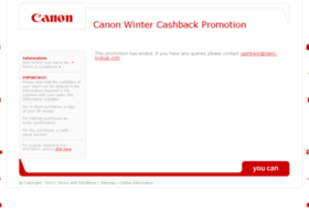 Canon-winter.sales-promotions.com