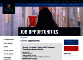 Careers.adelaide.edu.au