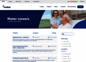 Careers.mater.org.au