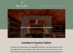 Carolinescountrycabins.com