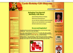 Carols-birthday-gift-ideas.com