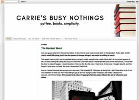Carriesbusynothings.blogspot.com