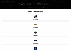 Castingnumbers.info