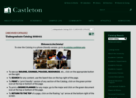 Catalog.castleton.edu