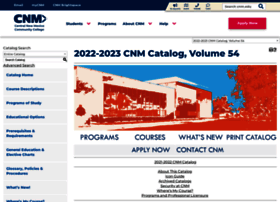 Catalog.cnm.edu