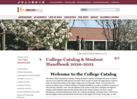 Catalog.indianhills.edu