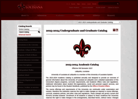 Catalog.louisiana.edu