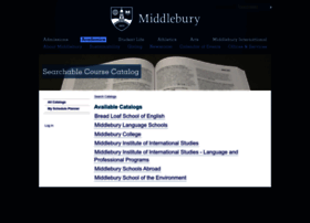 Catalog.middlebury.edu