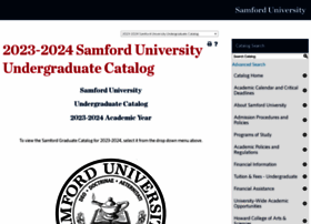 Catalog.samford.edu