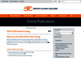 Catalog.southplainscollege.edu