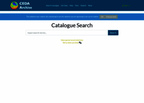 Catalogue.ceda.ac.uk