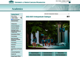 Catalogue.uncw.edu