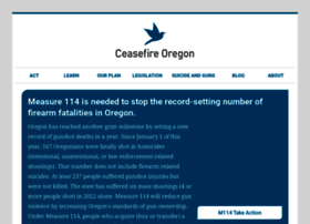 Ceasefireoregon.org
