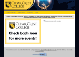 Cedarcresttix.universitytickets.com