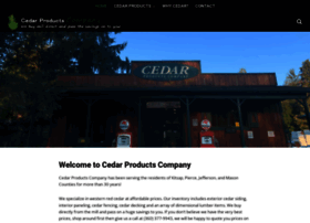 Cedarproductsco.com